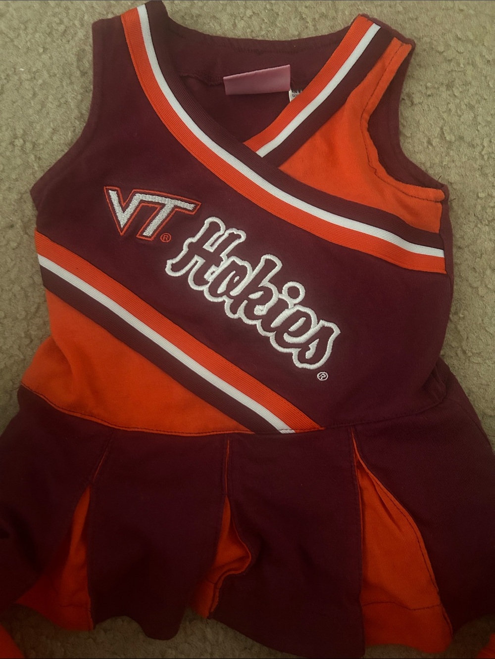 Baby Hokie Cheerleading dress
